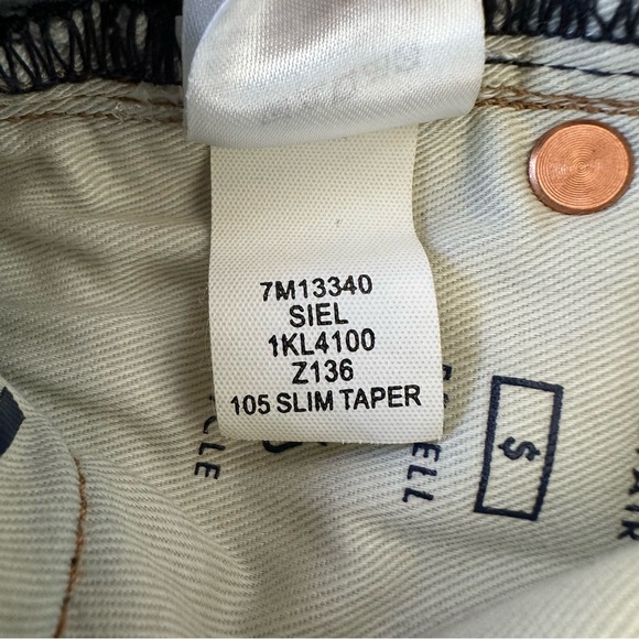 Lucky Brand Men's 105 Slim Taper Blue Jeans Size: W: 29 L: 32 - Picture 6 of 6